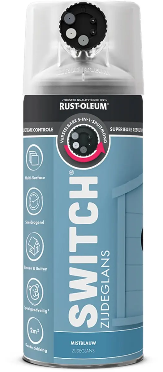 Rust-Oleum Switch Spuitbus Verf Zijdeglans 400ml