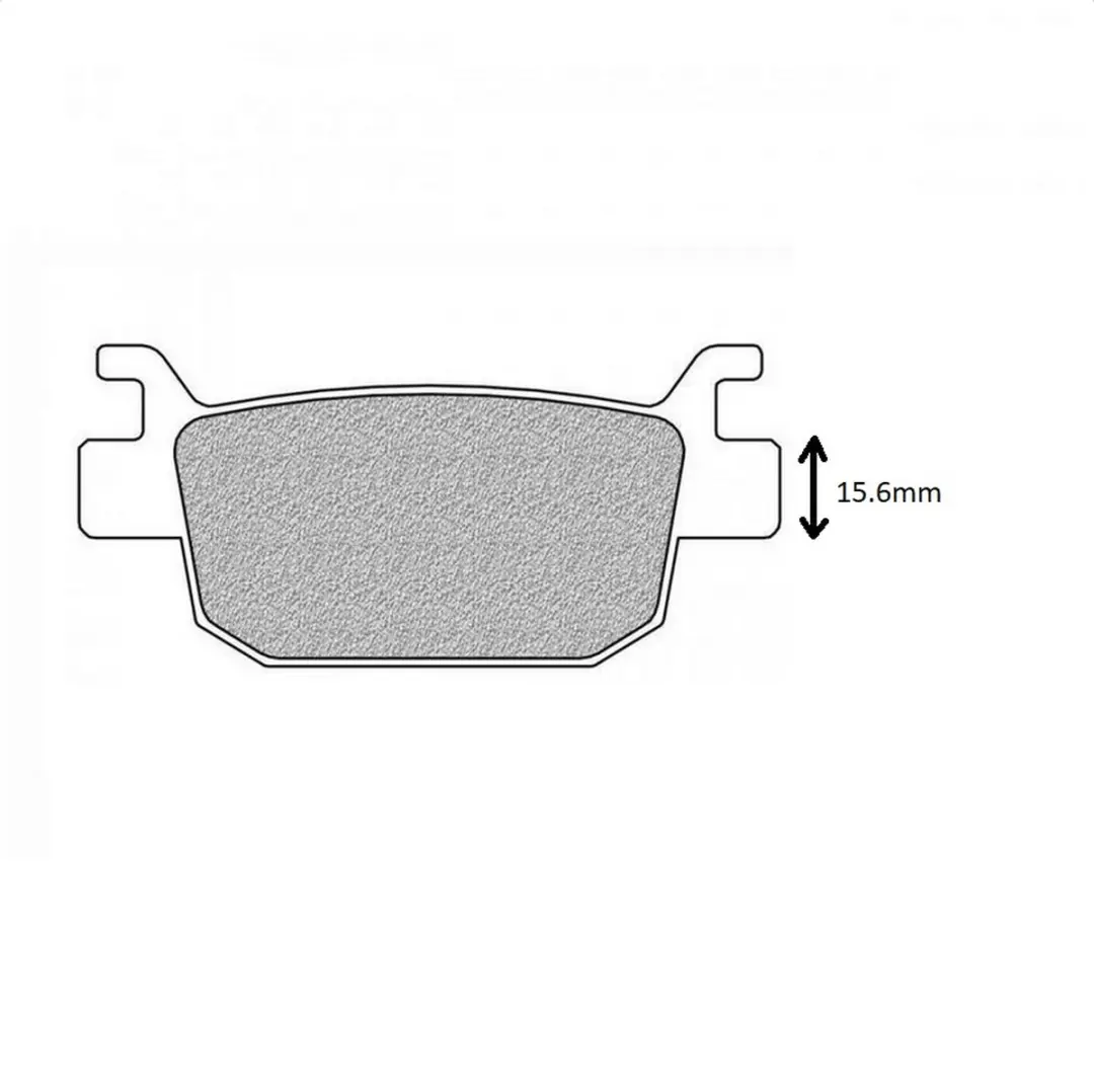 Nissin Remblok Honda Forza 300 NF04B/AR - Or