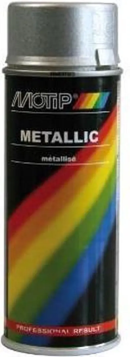 Motip Metallic Lak Zilver - 400ml - afbeelding 6 van 6