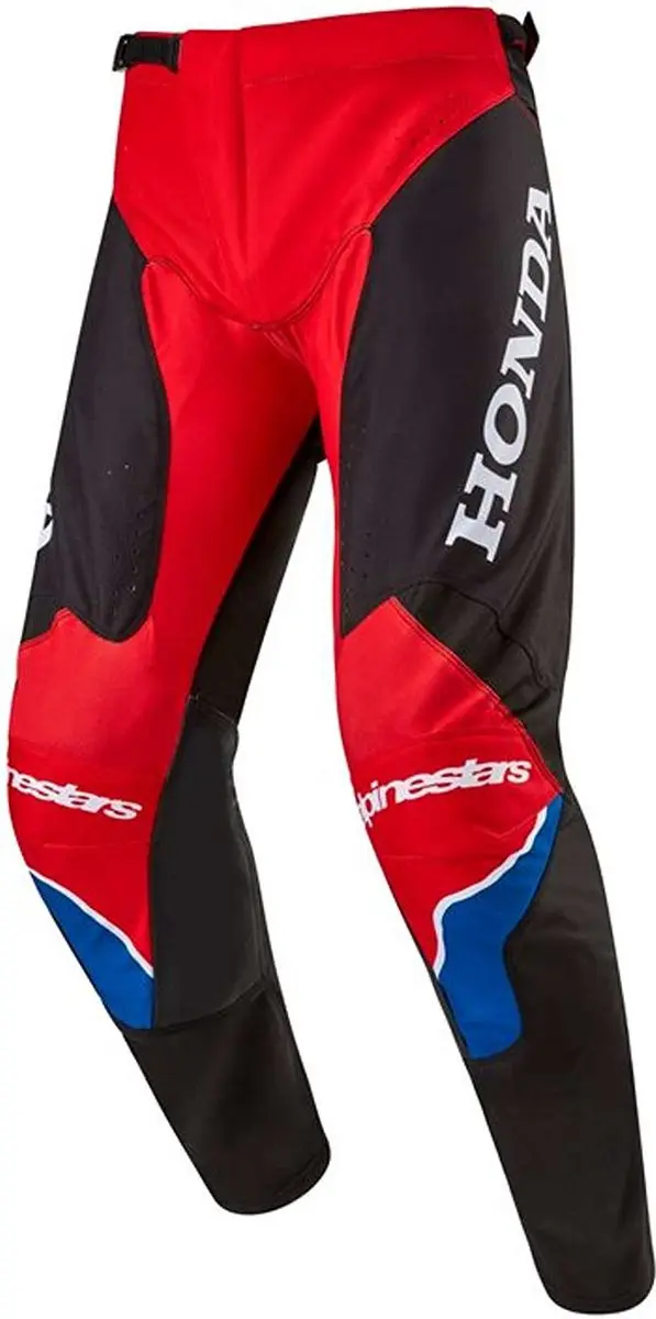 Alpinestars Honda Racer Iconic Broek 28 - Helderrood/Zwart/Wit