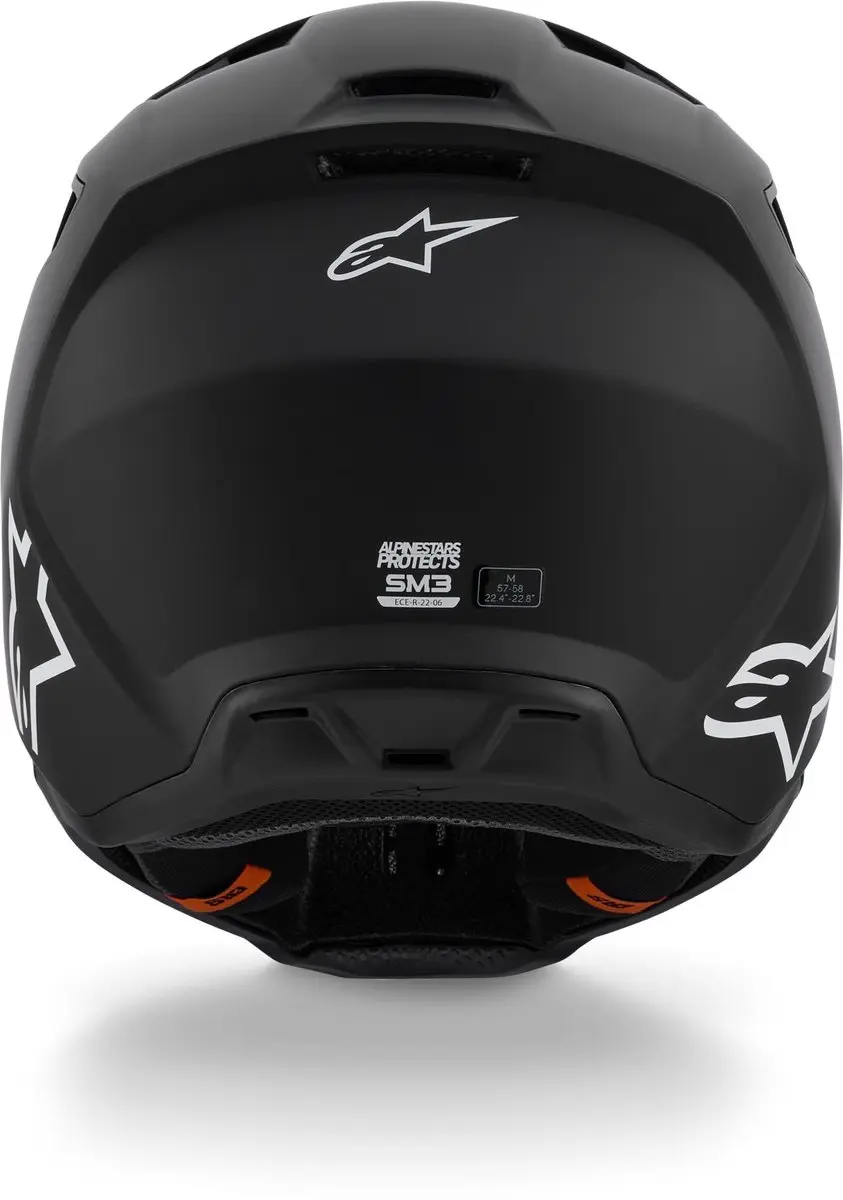 Alpinestars S-M3 Crosshelm - Mat Zwart - afbeelding 6 van 6