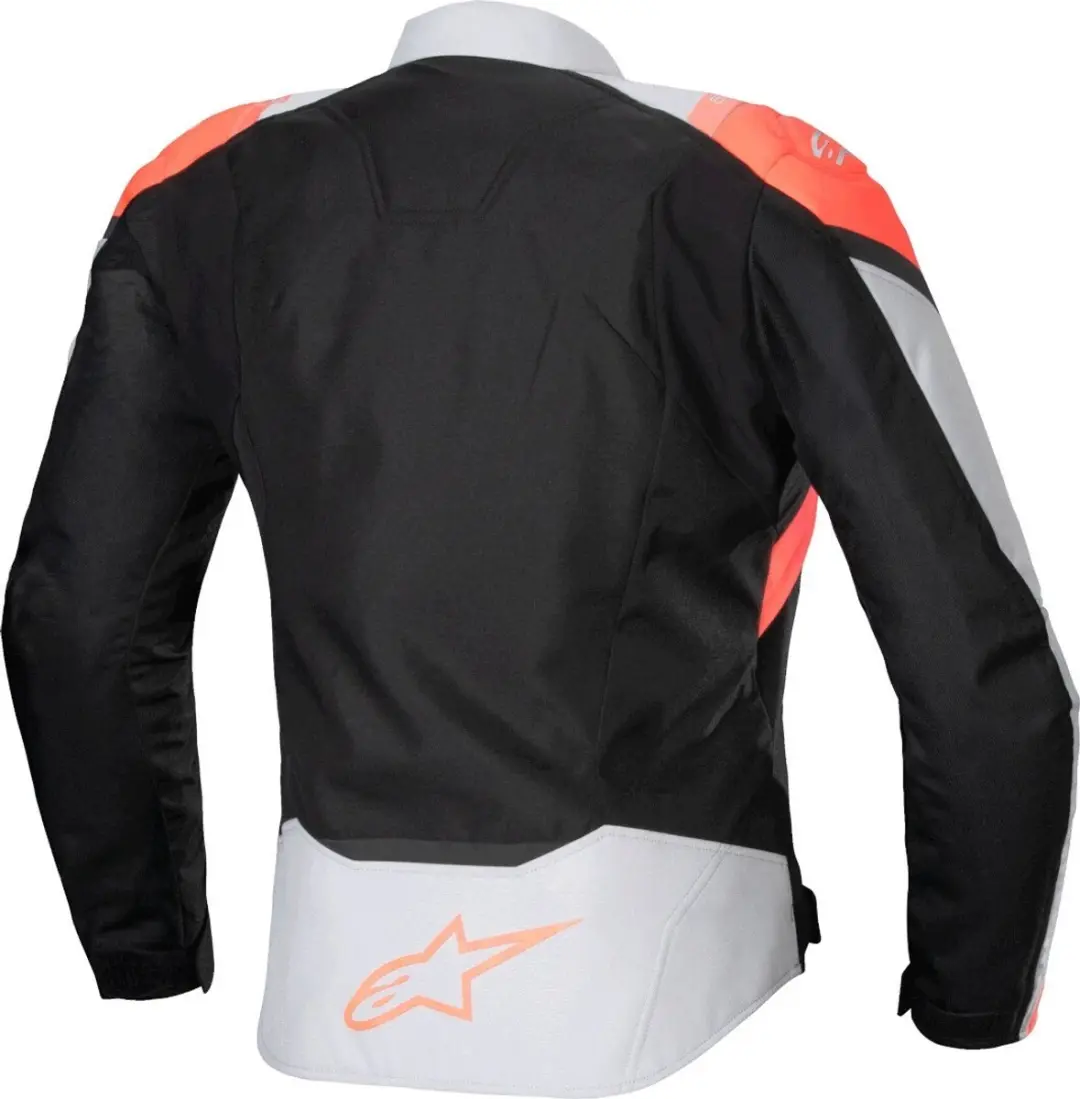 Alpinestars Stella T-Jaws V4 Motorjas - Zwart/Lichtgrijs/Fluo-Koraal