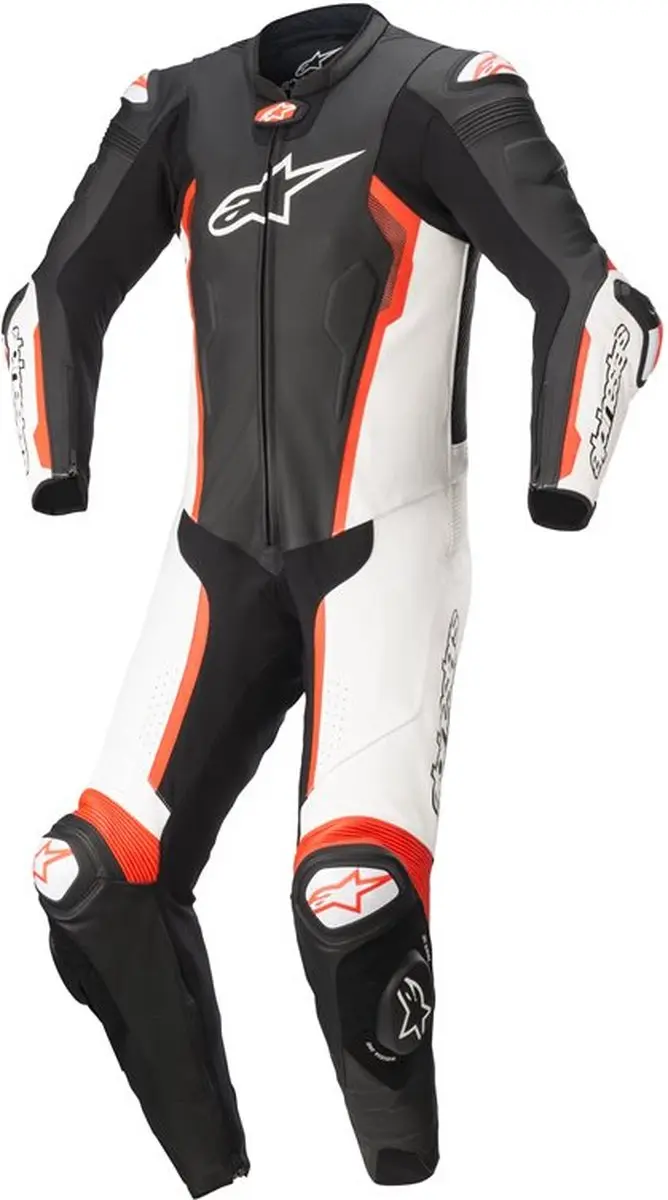 Alpinestars Missile V2 Racepak 58 - Zwart/Wit/Rood/Fluo