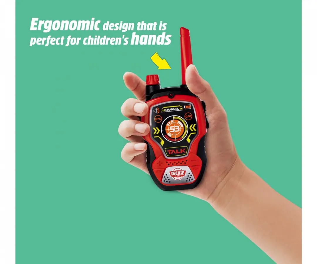 Dickie Toys Walkie Talkies 201118195 - 2 Stuks - Rood