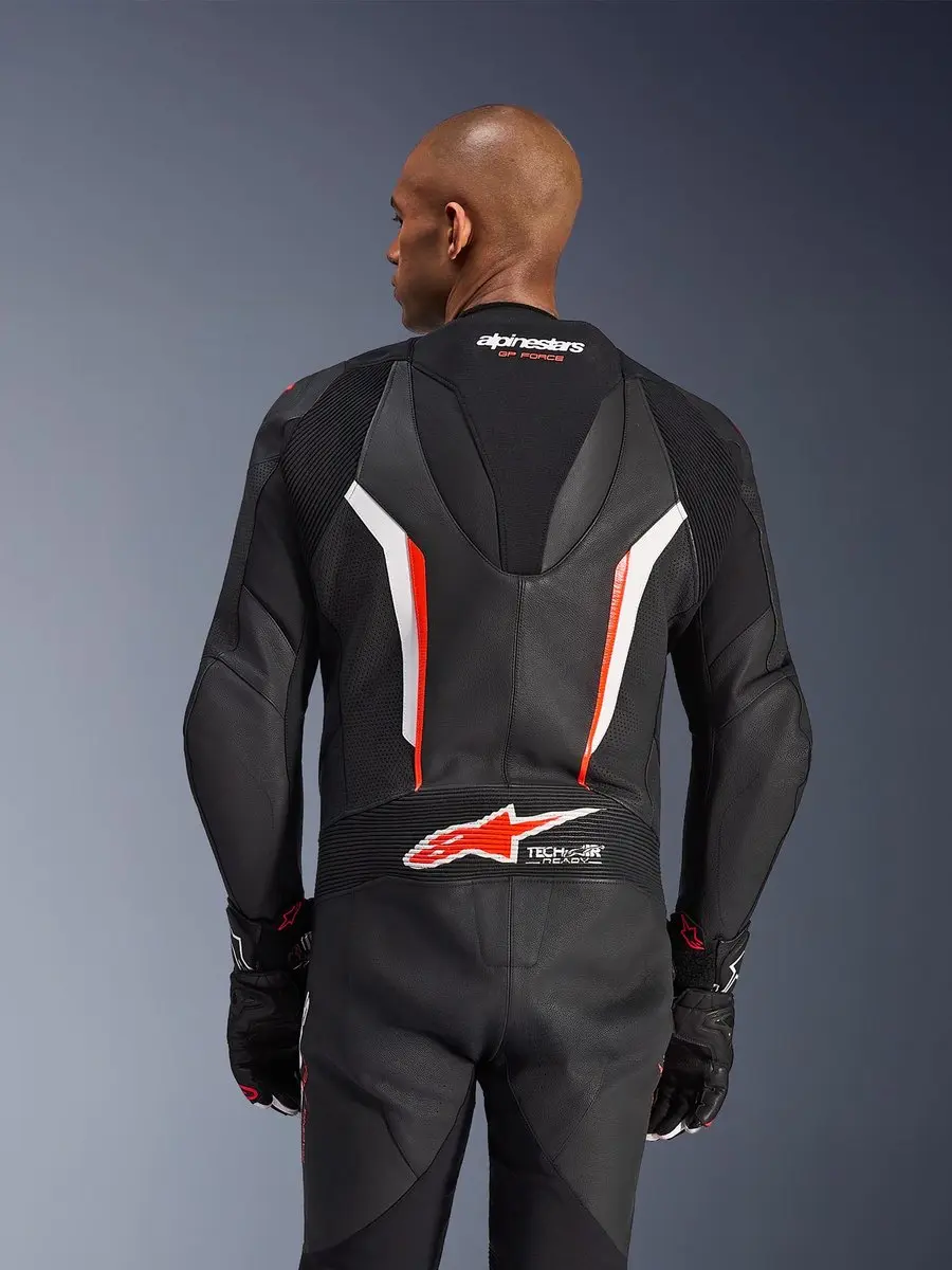 Alpinestars GP Force V2 Motorfietsleren Pak - Zwart/Wit/Rood 58 - afbeelding 6 van 6