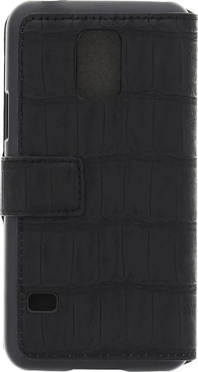 GUESS Crocodile Galaxy S5 Mini Folio Hoes - Zwart