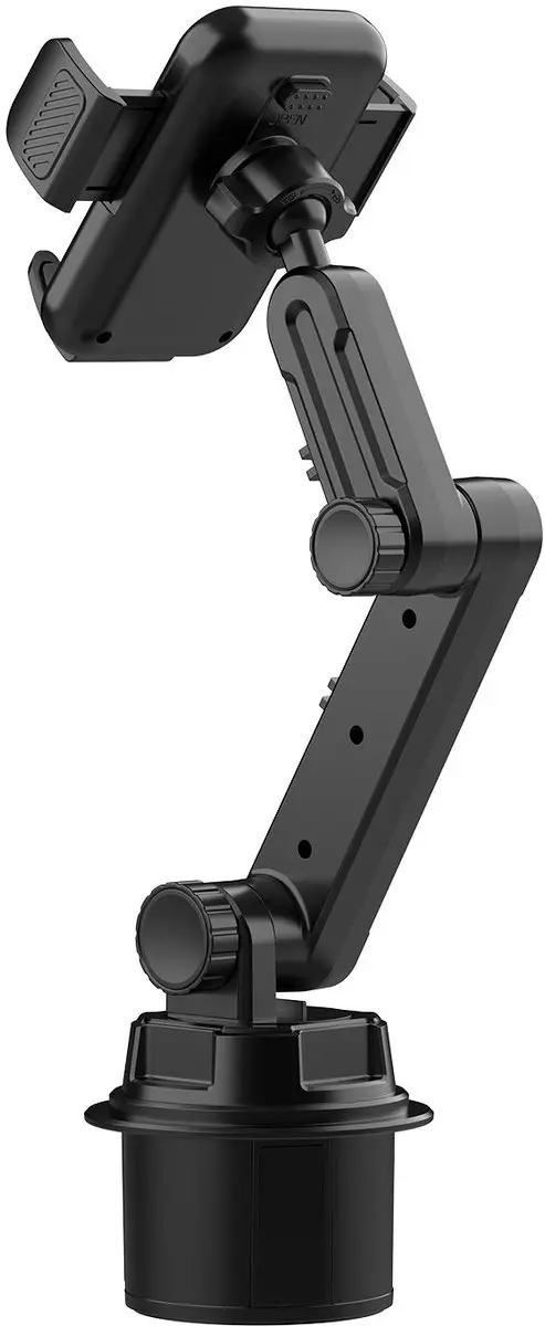 WiWu Telefoonhouder Auto Bekerhouder 360° Draaibaar - Zwart - afbeelding 6 van 6