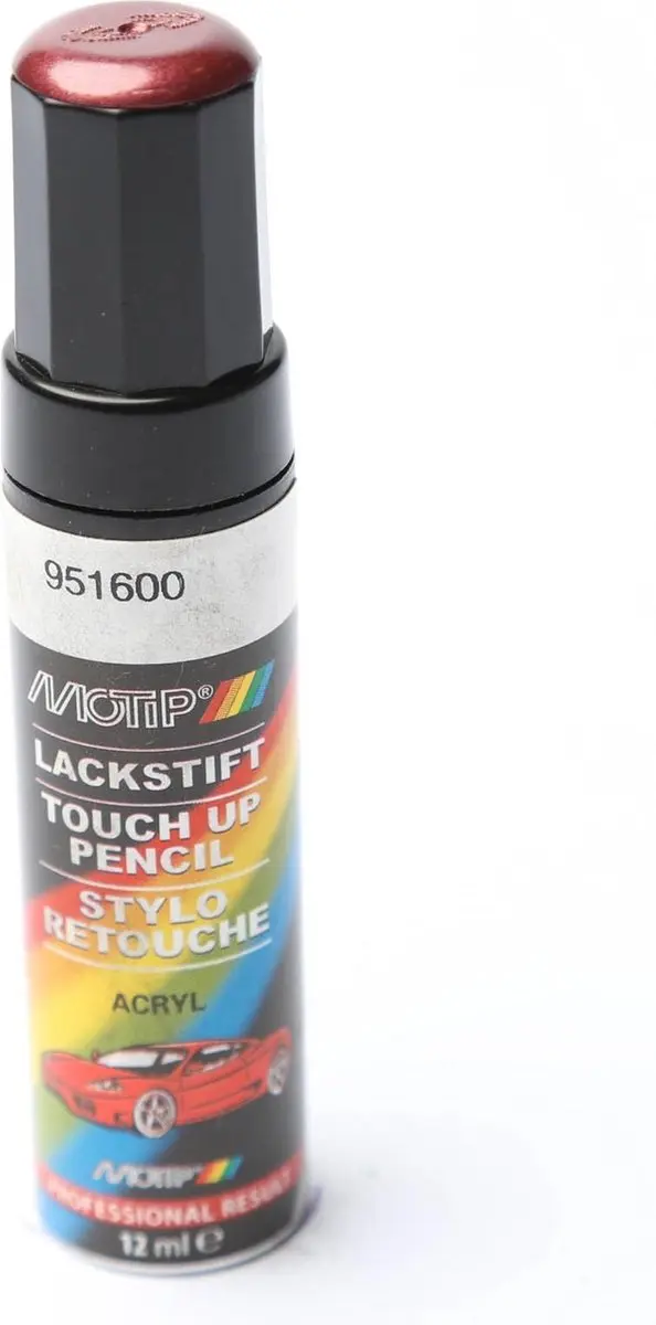 Motip 951600 Auto Lakstift Rood Metallic 12ml