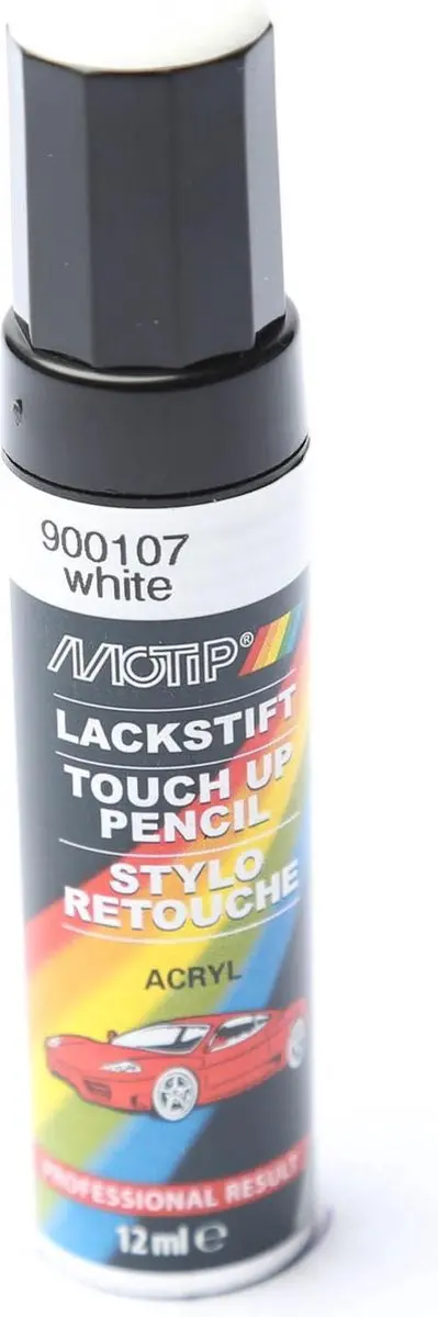 Motip 900107 Auto Lakstift Wit 12ml