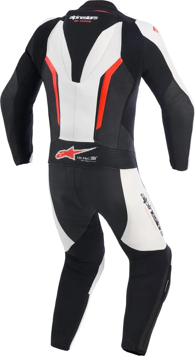 Alpinestars GP Force V2 Motorfietsleren pak 56 - Wit/Zwart/Rood