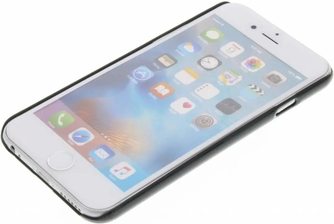 Guess Aluminium Plate Hard Case iPhone 6/6s 6G37435101 - Zwart
