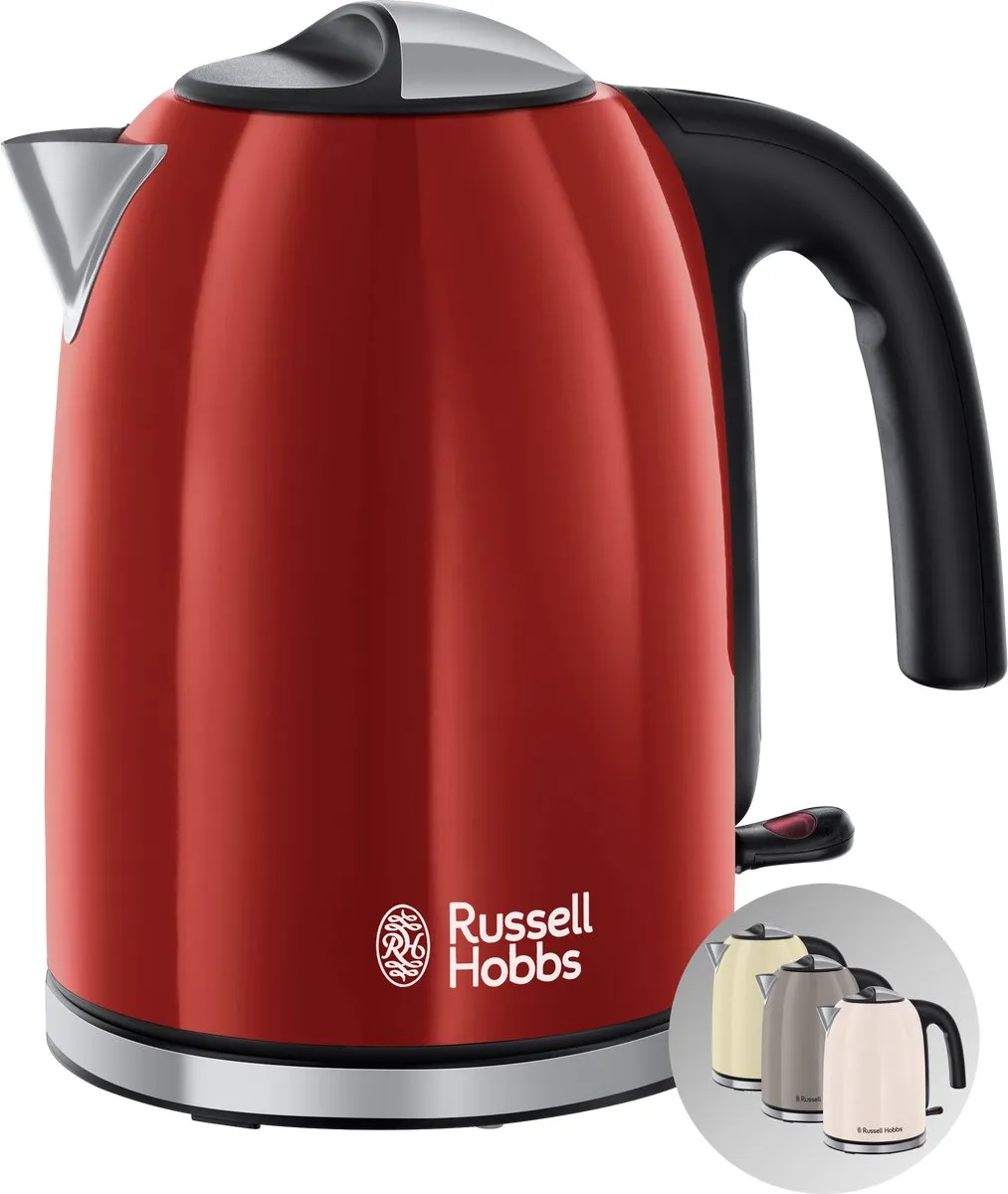 Russell Hobbs Colours Plus+ 20412-70 Waterkoker 1.7L - Rood