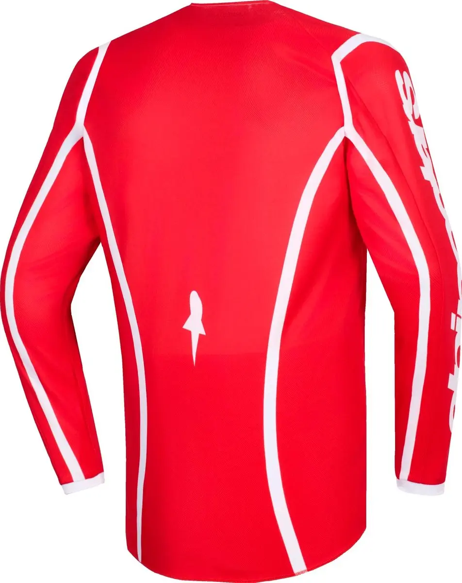 Alpinestars Fluid Apex Motorcross Trui - Rood/Wit S
