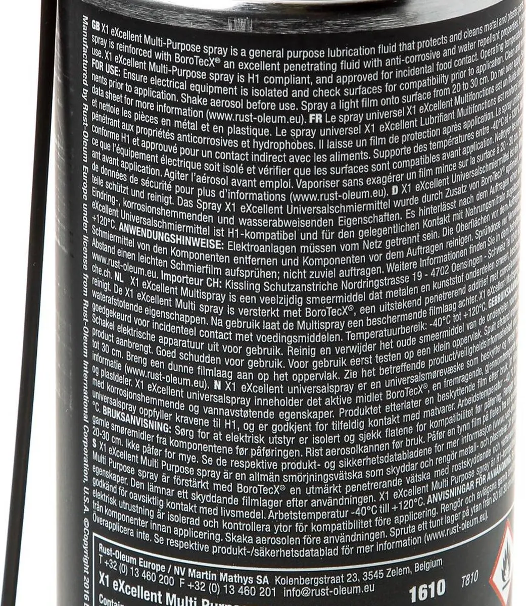 Rust-Oleum X1 Multispray - 500ml - Meerkleurig