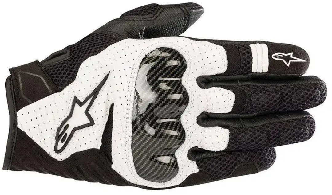 Alpinestars SMX-1 Air V2 Motorfiets Handschoenen - L - Wit/Zwart
