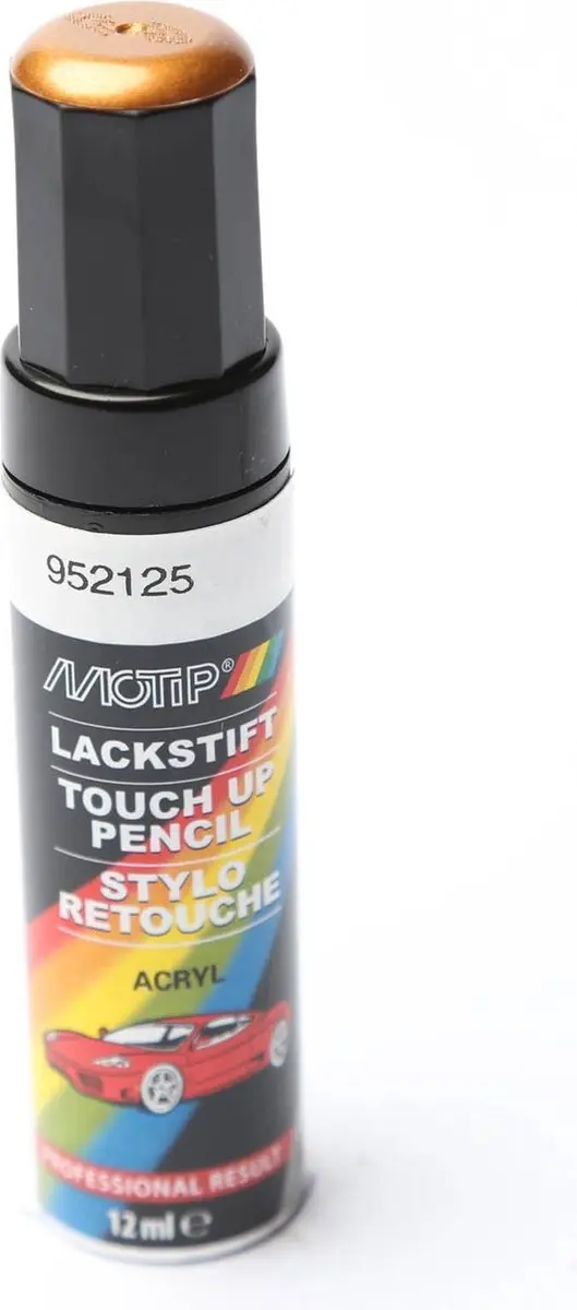 Motip 952125 Auto Lakstift Goud Metallic 12ml