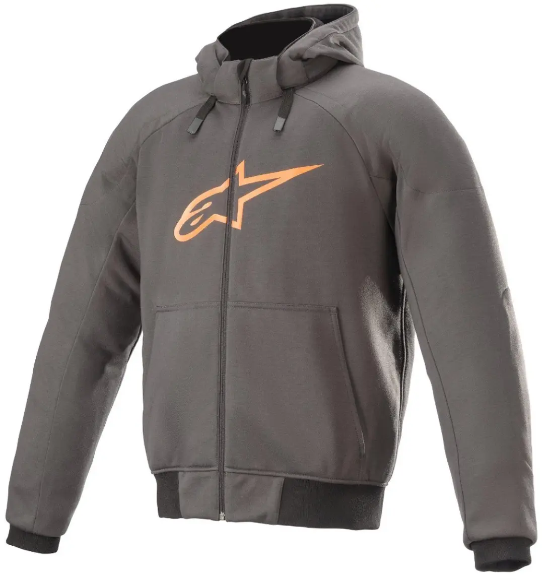 Alpinestars Chrome Sport Hoodie - Teergrijs/Vlamoranje - L