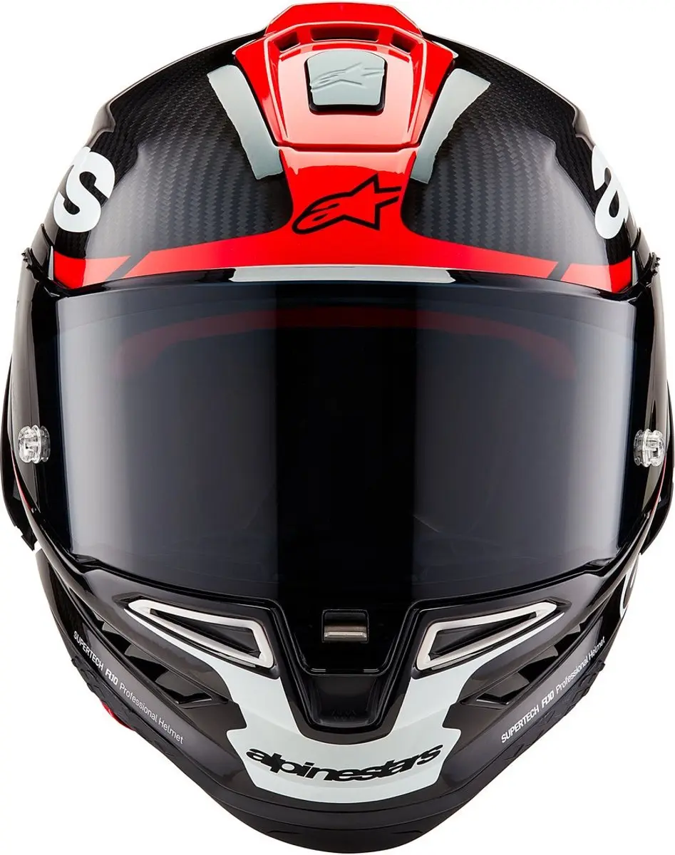 Alpinestars Supertech R10 Integraalhelm - XXL - Carbon/Zwart/Rood/Wit