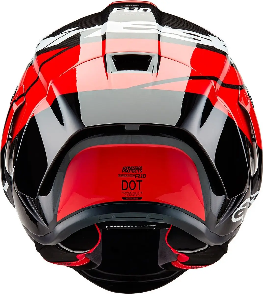 Alpinestars Supertech R10 Integraalhelm - XXL - Carbon/Zwart/Rood/Wit