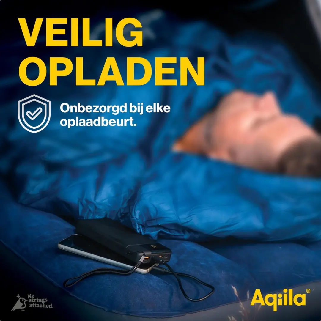 Aqiila Powerbird B20 Powerbank 20000mAh - 20W PD - Zwart