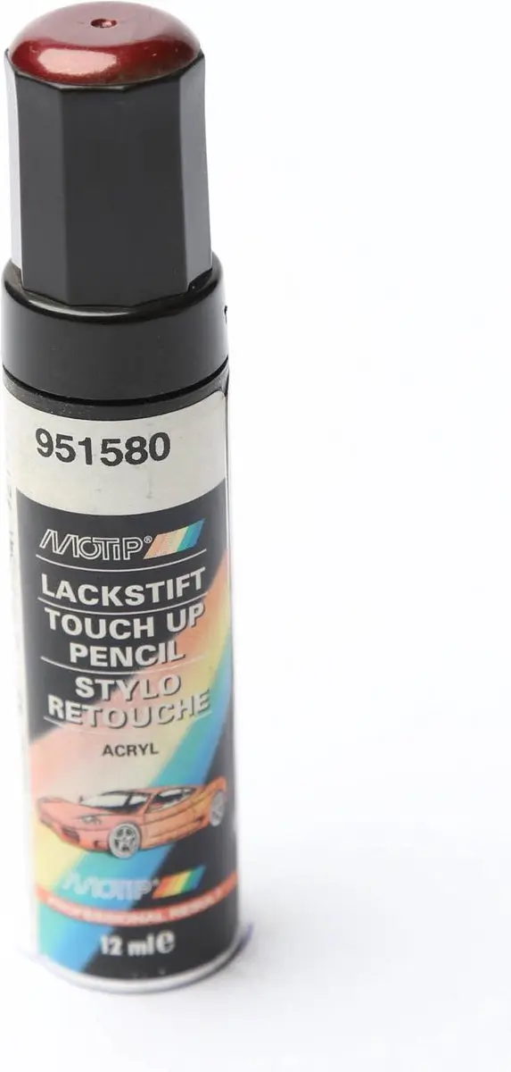 Motip 951580 Auto Lakstift Rood Metallic 12ml