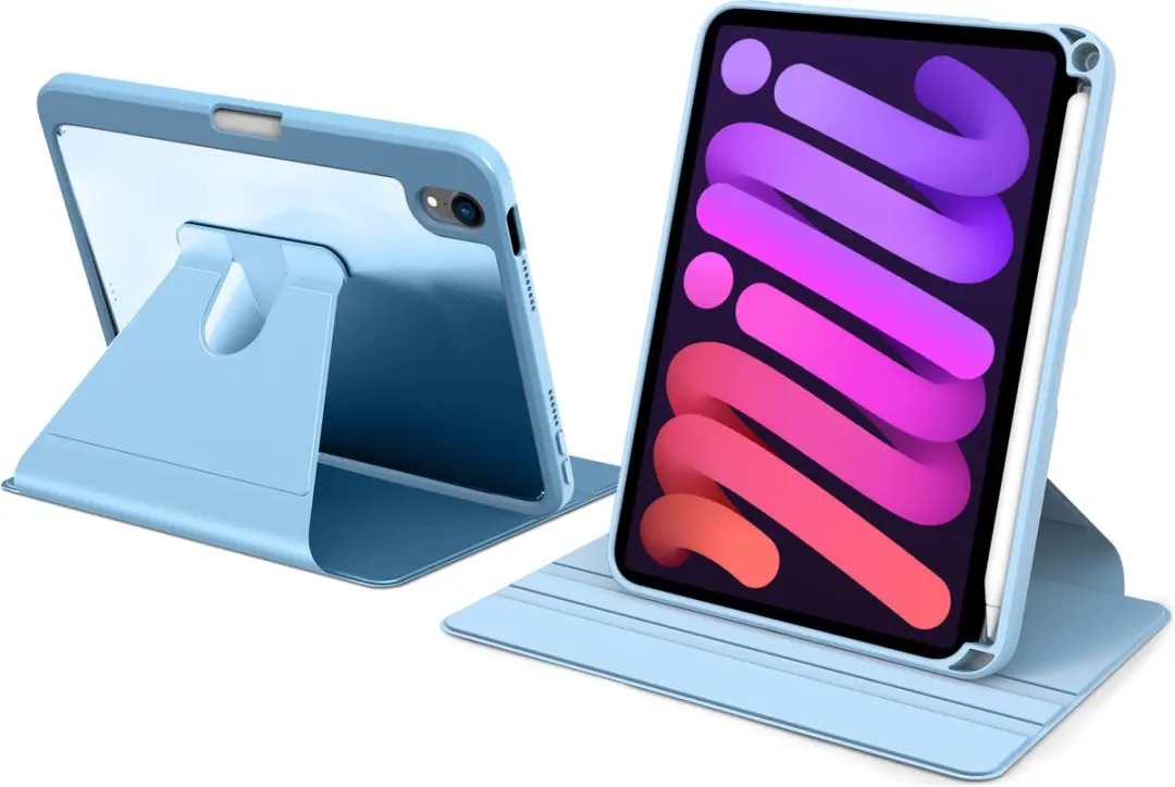 WiWu Waltz Draaibare Hoes iPad Mini 6 8.3 inch - Blauw