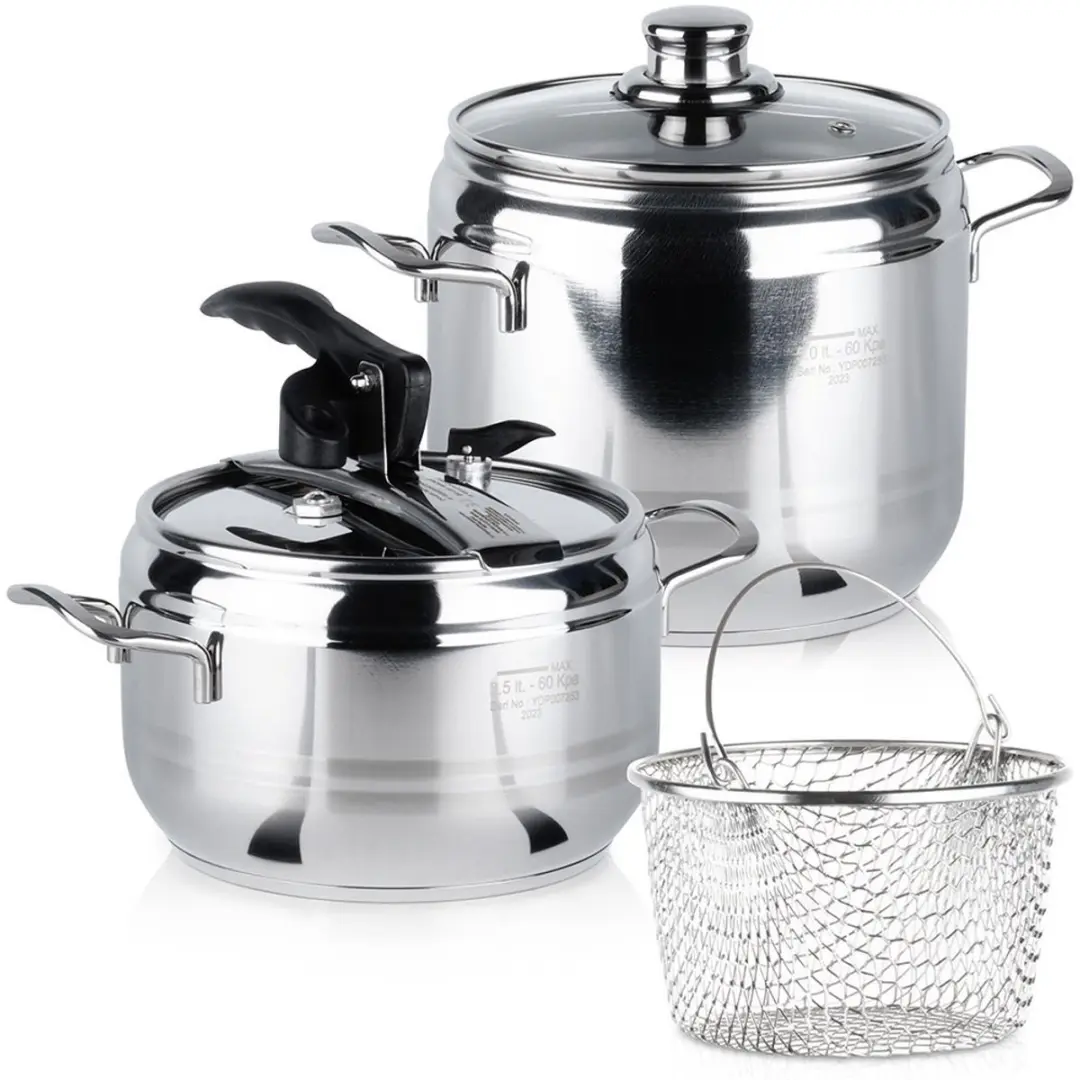 Orion Profi Snelkookpan 3,5L + 5L