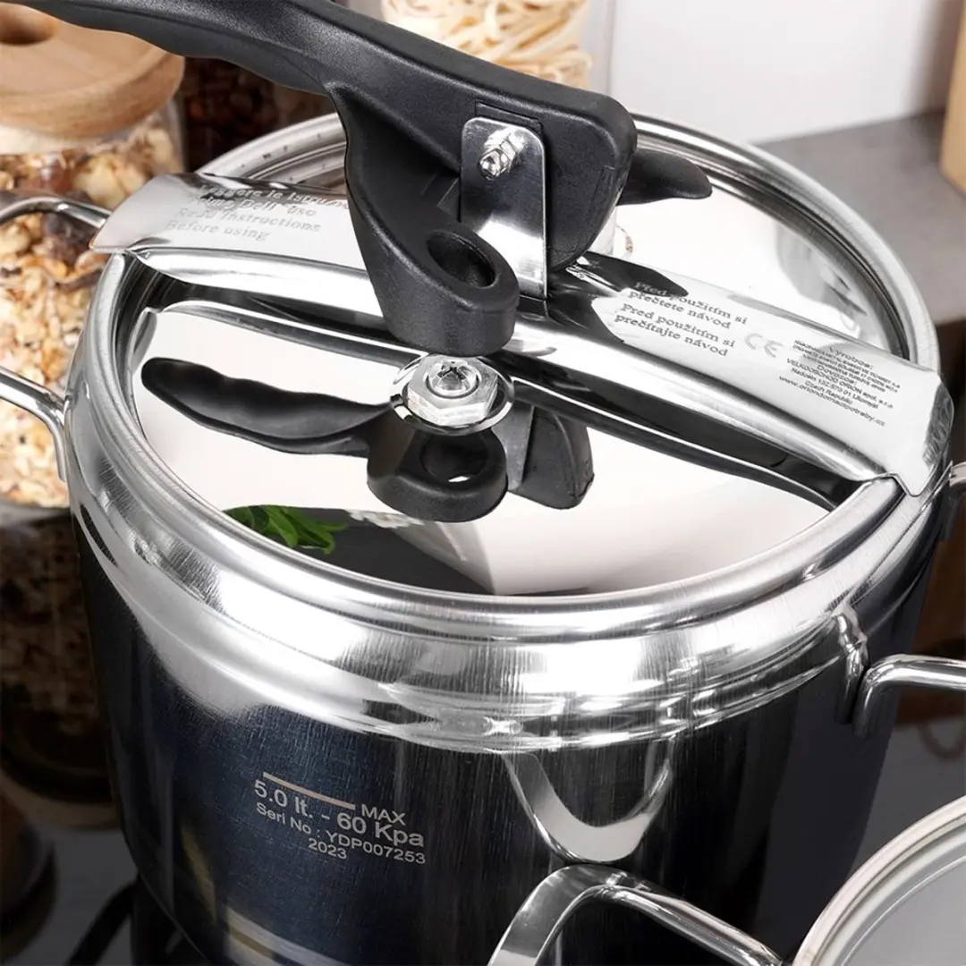 Orion Profi Snelkookpan 3,5L + 5L - Roestvrijstaal