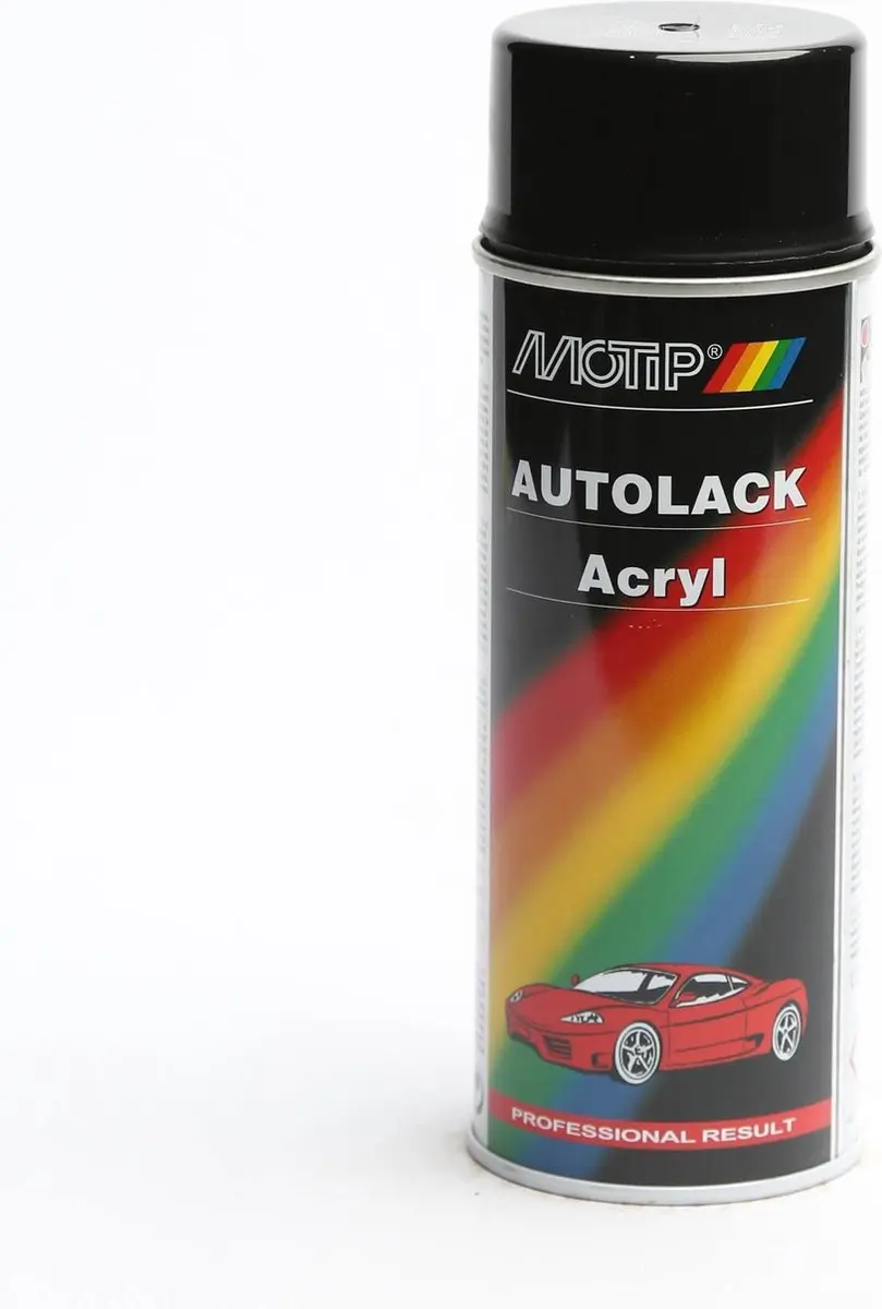Motip Autolak Spuitbus Zwart 400ml