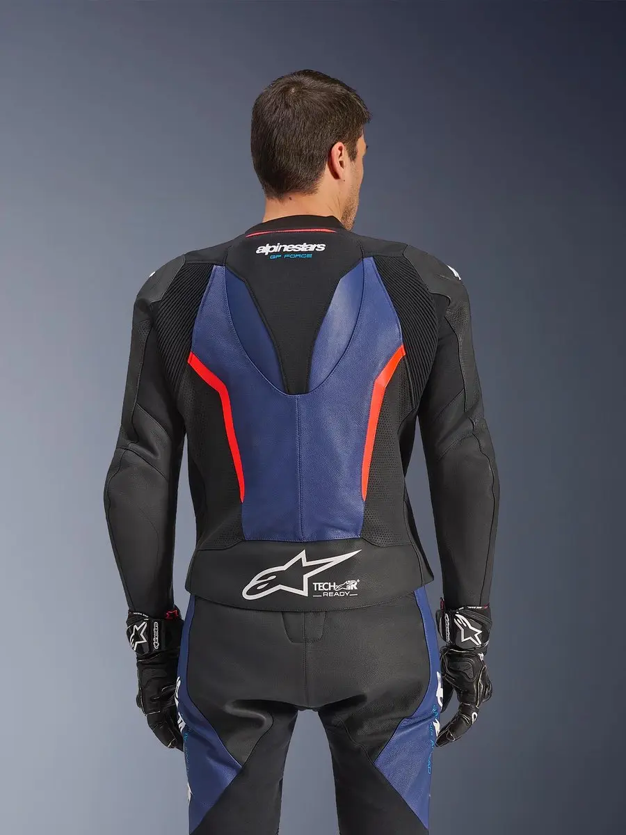 Alpinestars GP Force V2 Motorfietspak - Zwart/Blauw/Rood - Maat 50