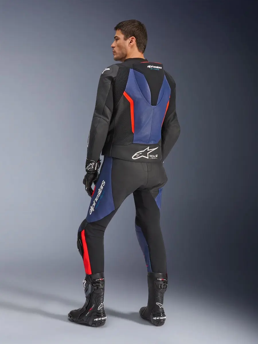 Alpinestars GP Force V2 Motorfietspak - Zwart/Blauw/Rood - Maat 50 - afbeelding 6 van 6