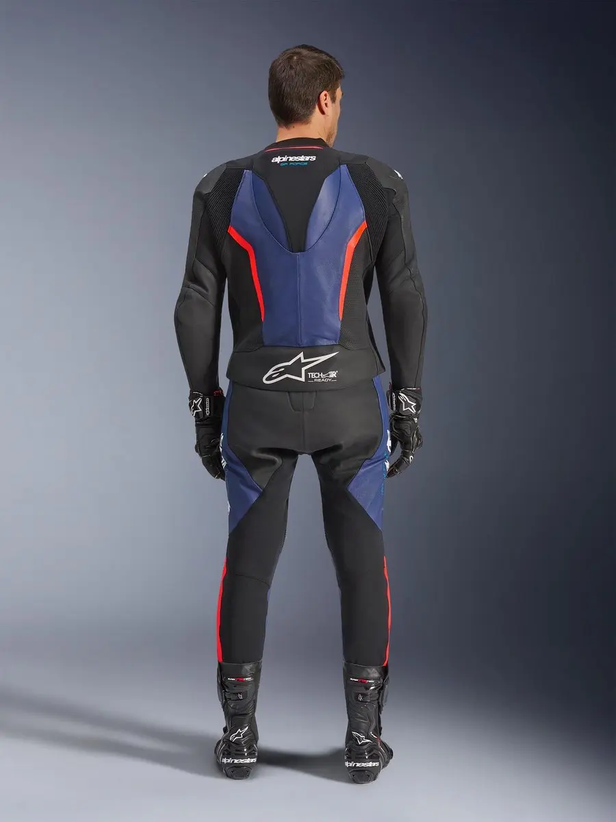 Alpinestars GP Force V2 Motorfietspak - Zwart/Blauw/Rood - Maat 50