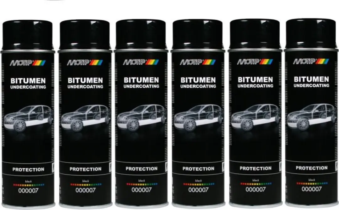 Motip Undercoating Bitumen Spuitbus 500ml