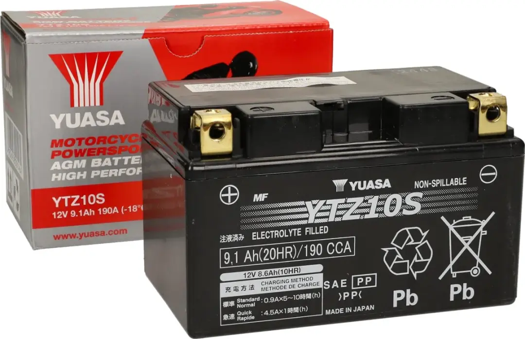 Yuasa YTZ10S Gel Accu 12V 9.1Ah