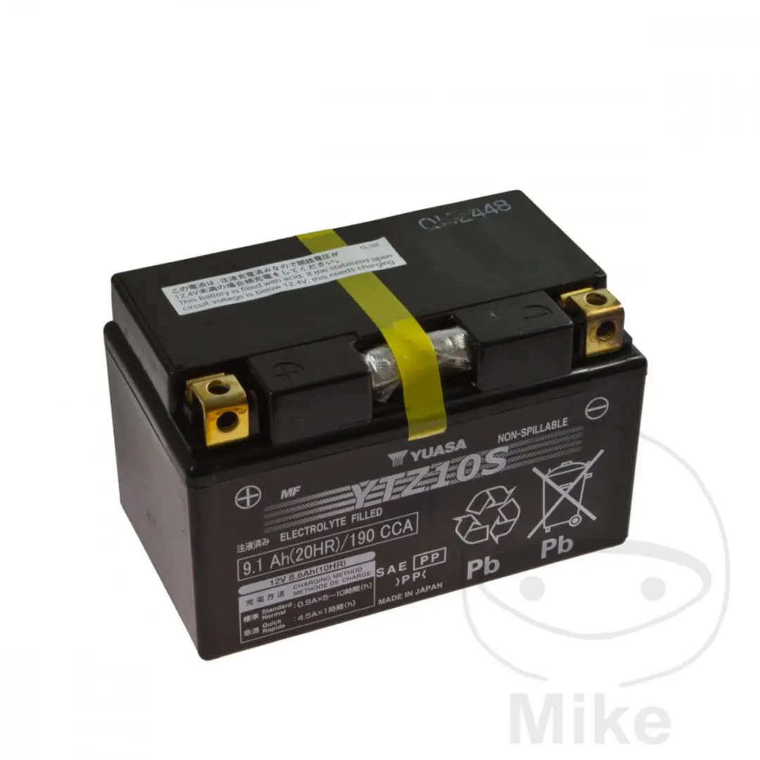 Yuasa YTZ10S Gel Accu 12V 9.1Ah - Onderhoudsvrij