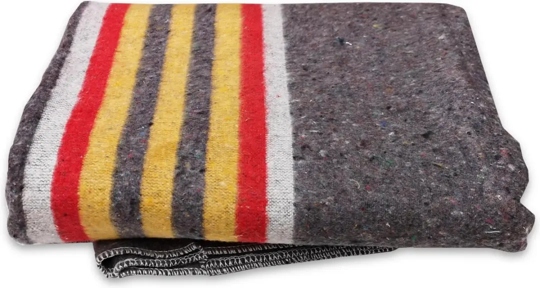 Kortpack Verhuisdekens 10 Stuks - 150x200cm - Blauw/Rood