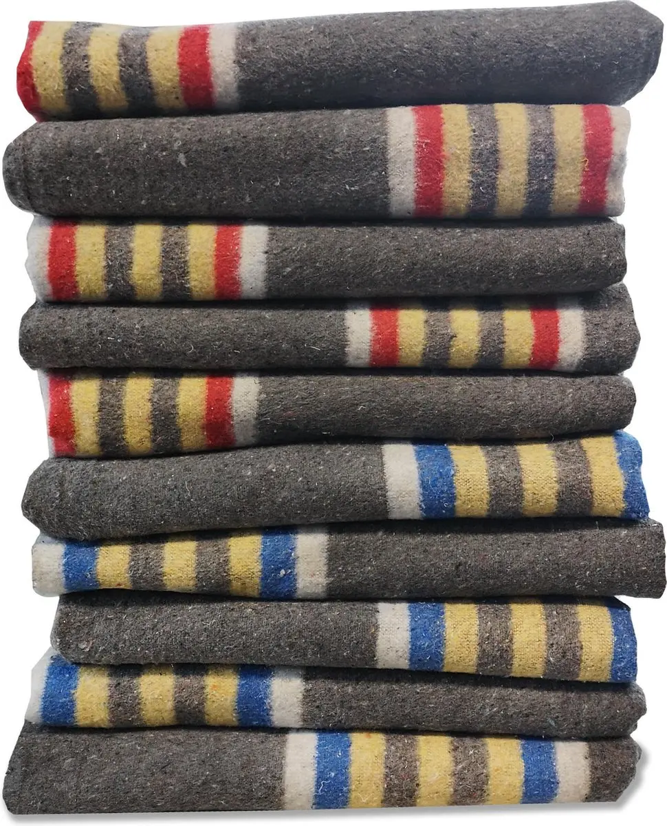 Kortpack Verhuisdekens 10 Stuks - 150x200cm - Blauw/Rood - afbeelding 6 van 6