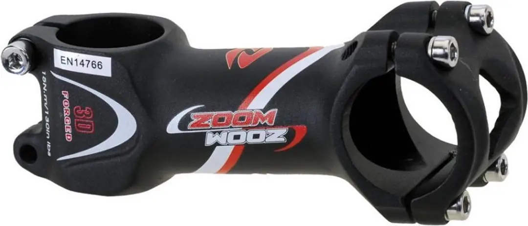Zoom A-head Stuurpen 28,6/100/31,8mm - Zwart