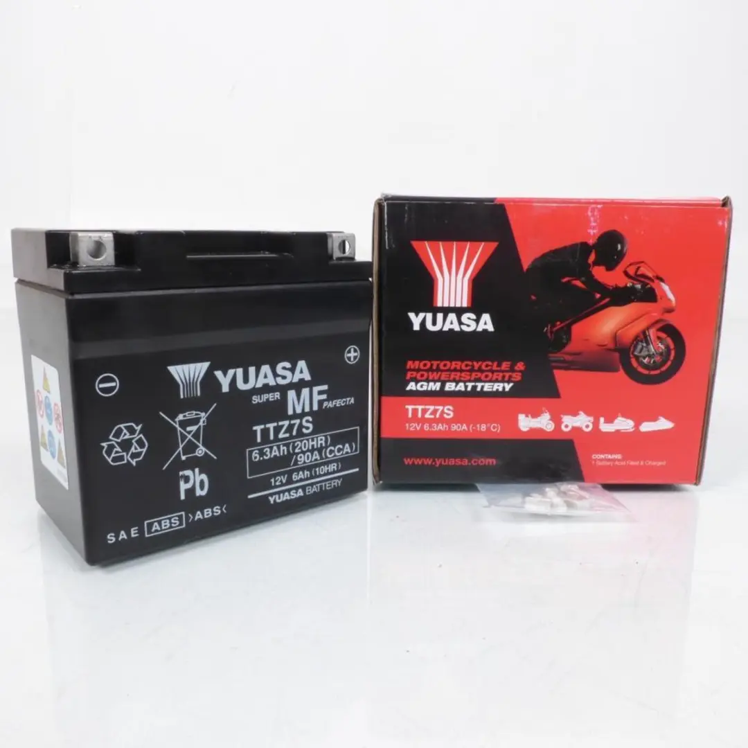 Yuasa YTZ7S-BS Accu 12V 6,3Ah - Piaggio Vespa Primavera 4T