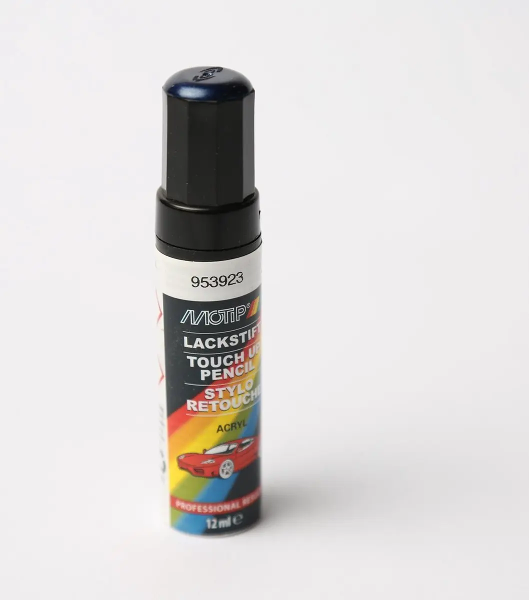 Motip 953923 Auto Lakstift Blauw Metallic 12ml