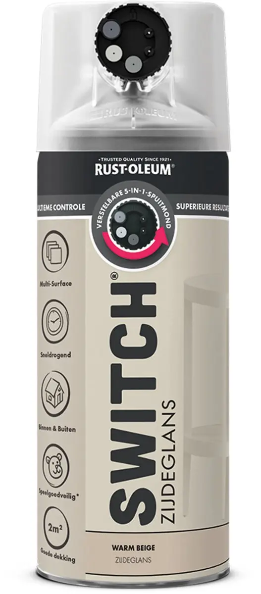 Rust-Oleum Switch Spuitbus Verf Zijdeglans 400ml