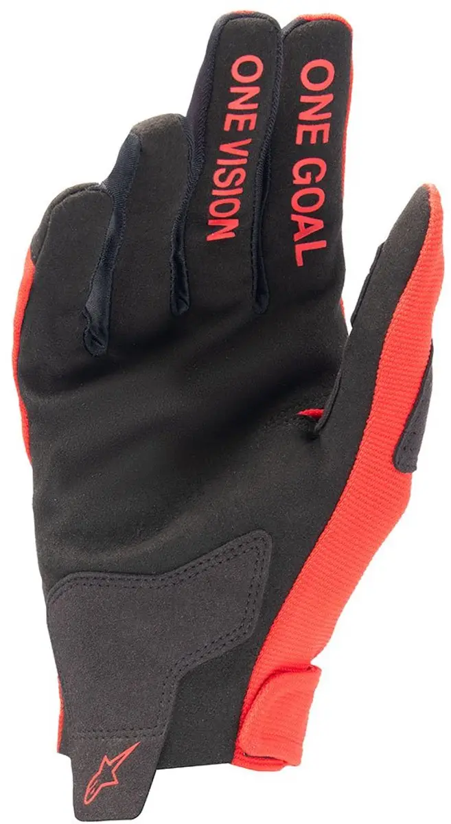 Alpinestars Radar Handschoenen Mars - L - Rood/Zilver
