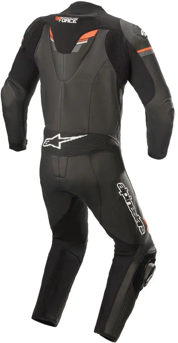 Alpinestars GP Force Chaser 1-delig Pak - Maat 52 - Zwart/Rood/Fluo