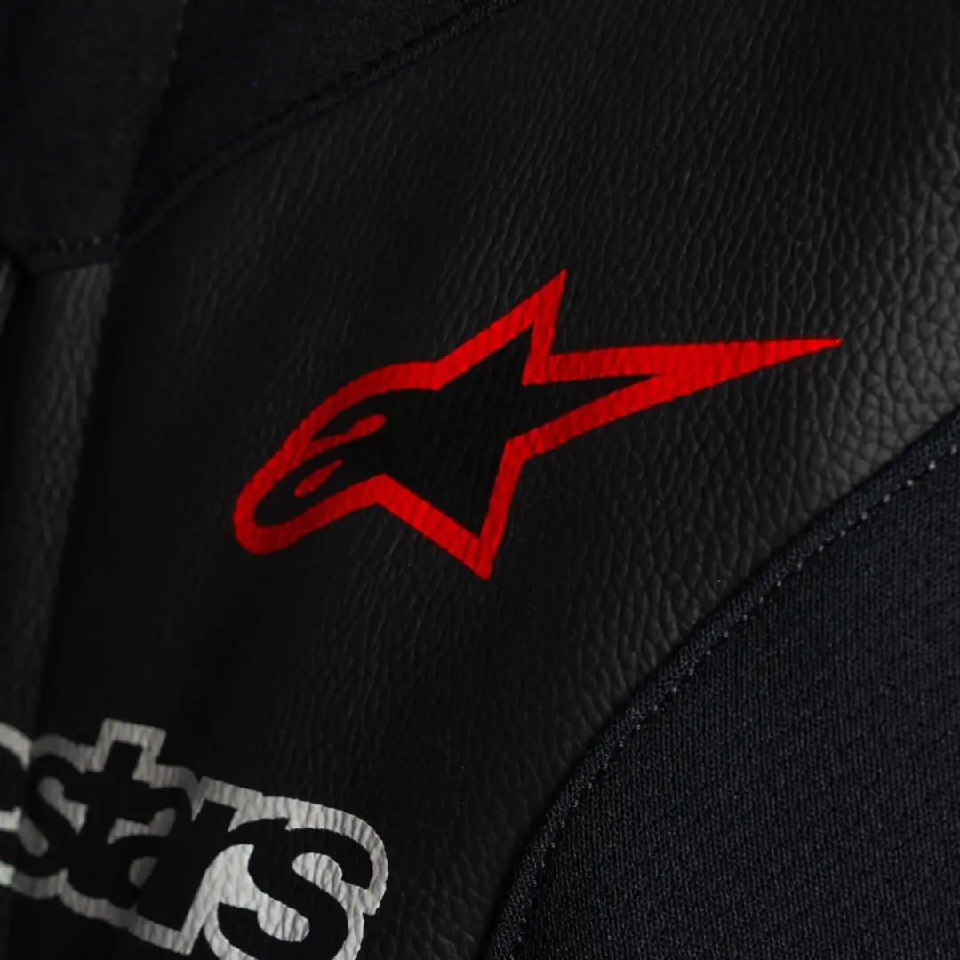 Alpinestars GP Force Chaser 1-delig Pak - Maat 52 - Zwart/Rood/Fluo
