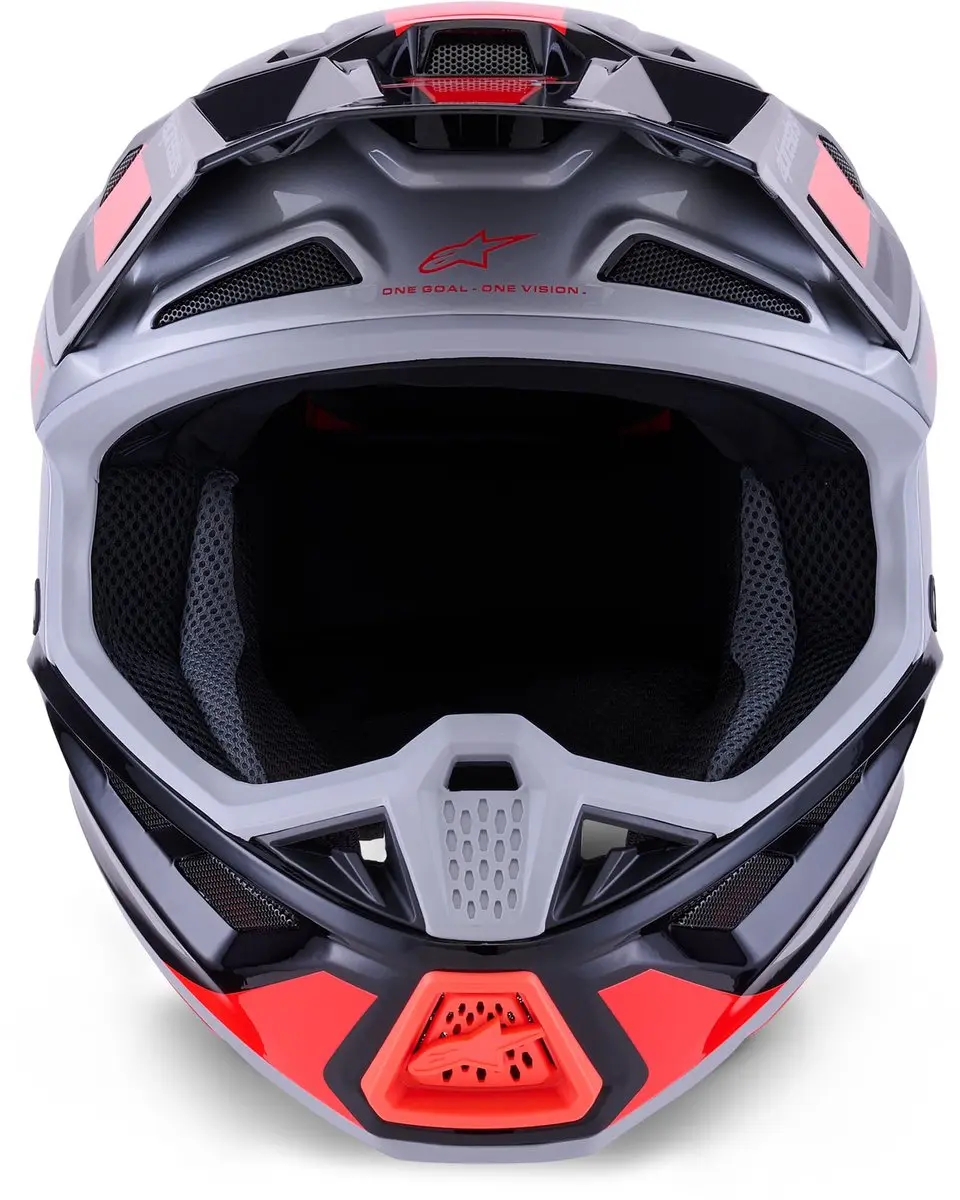 Alpinestars S-M7 Rise Crosshelm - S - Zwart/Rood/Zilver