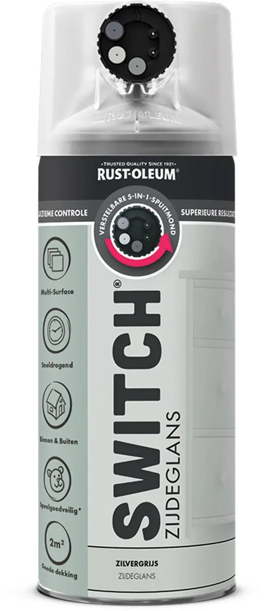 Rust-Oleum Switch Spuitbus Verf Zijdeglans 400ml