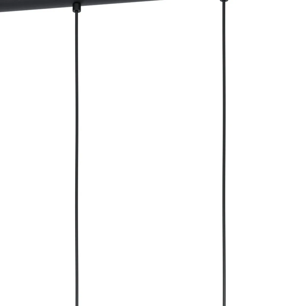 Eglo Esteperra Hanglamp E27 - 3 Lichthoorns - Zwart/Goud