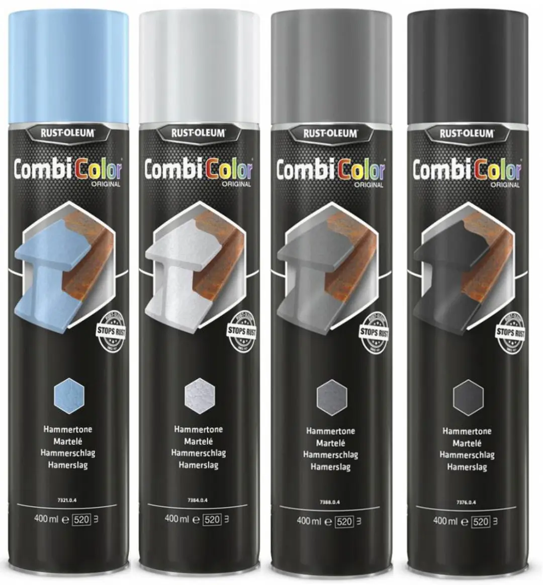 Rust-Oleum Combicolor Hamerslag Verf Spuitbus 400ml