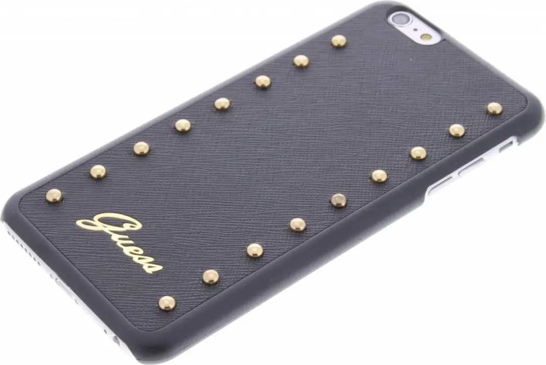 Guess Studded Folio Hardcase iPhone 6/6s Plus - Zwart