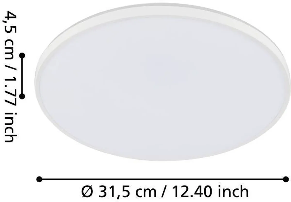 Eglo Crespillo Opbouwspot LED 31.5cm - Wit - afbeelding 6 van 6
